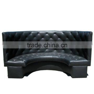 Leather booth sofa for restaurant YK7083
