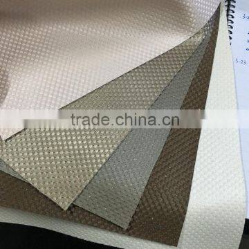 Semi PU material use for fashion upholstery chair and furniture with metallic color