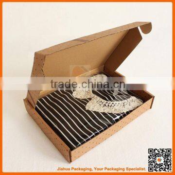 foldable kraft paper carton box for apparel packaging