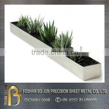 China wholesaler customized outdoor anticorrosive steel planter, metal planter fabrication