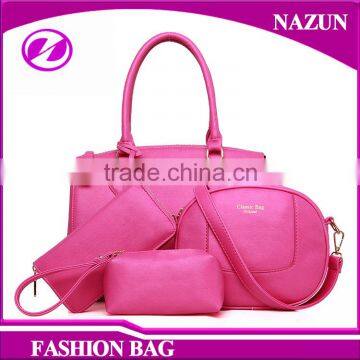 Popular Sale Fashion Design Woman Handbag pu Leather HandBag photo-4