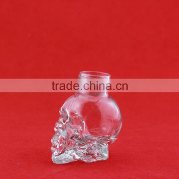 High quality skull glass bottle water glass bottle 16oz glass bottle