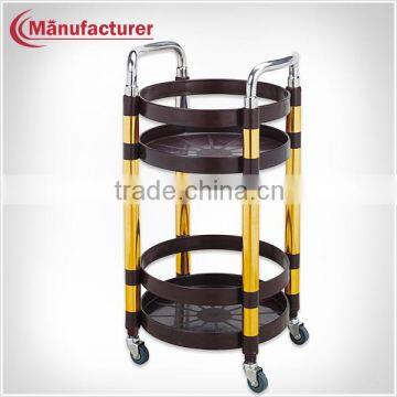 Newly Developed Plastic Wine Bar Cart Trolley/Drinking Trolley in Restaurant