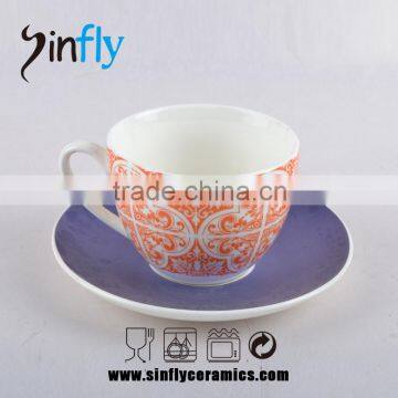 Elegant Ceramic Coffee Set With Saucer photo-6