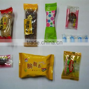 Factory price bread/snack/cookies horizontal pillow type packing machine