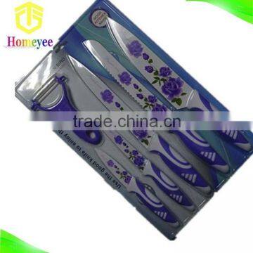 Color printing knife set