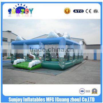 EN14960 Giant Inflatable Playground Obstacle With Climbing Wall ,Kids Indoor Playground photo-3