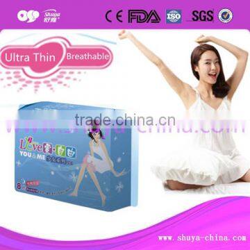 Cotton 280 Sanitary Napkin with Active Anion