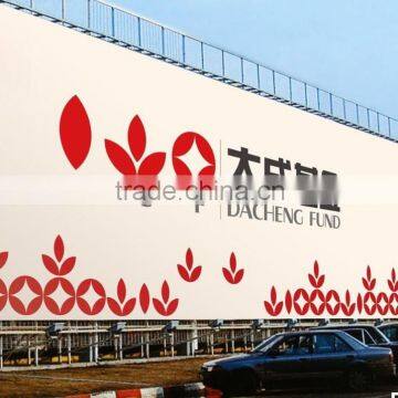 wind dust fence frontlit coated banner UV printing