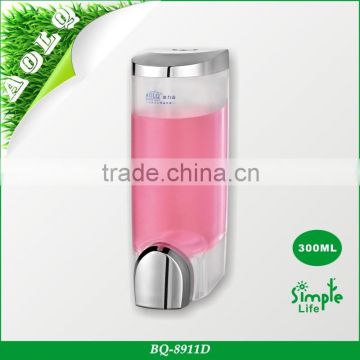 Alibaba New Products ABS 300ml Chrome Liquid Soap Dispenser for Bathroom