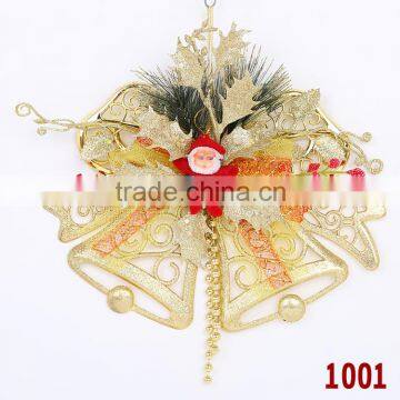 Santa Claus ornament bells xmas decoration