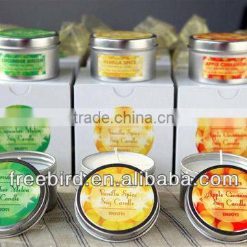 Soy Wax Scented Tin Candle