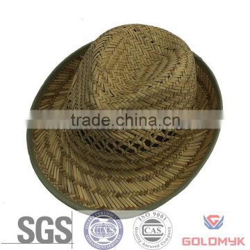 Hollow grass Fedora Straw Hat