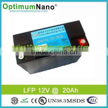 optimumnano long life lithium battery 12v 20ah