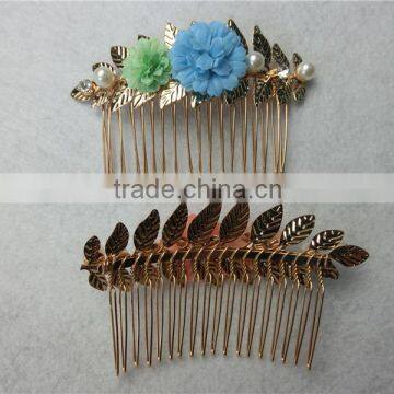 Bidal Hair Comb-Hawaiian Plumeria Flowers Bridal Beach Wedding Fascinator Headpiece Wedding Hair Accessory FHCOC2002-2 photo-2