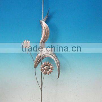 new! metal garden flower stake