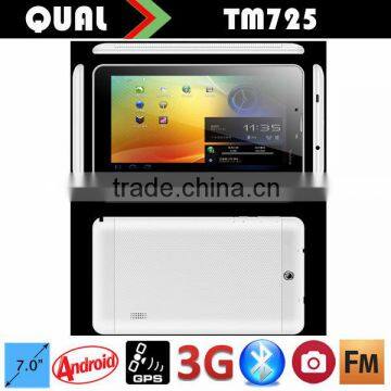 7 inch gps wifi 3g tablet pc phone call tablet with MTK8312 Dual Core WCDMA 3G phone call Bluetooth FM function Android 4.4 Q