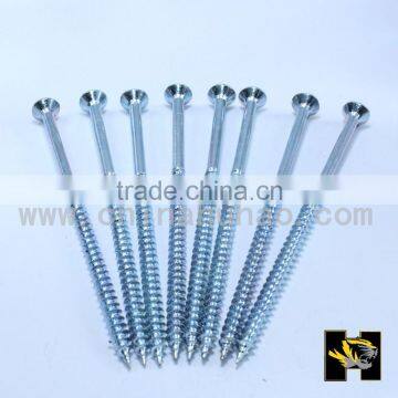 Galvanized zinc partial thread chipboard screw