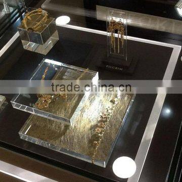 decorate clear acrylic glass block