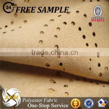 Punched Faux Micro Suede Fabric photo-2