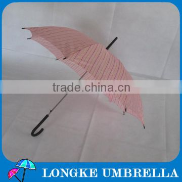 high quality promotion hot pink 23" auto open Straight Umbrella