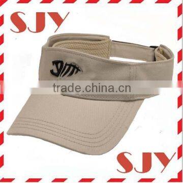 High Quality Custom 3d Embroidery Women Wide Sun Visor Cap photo-3