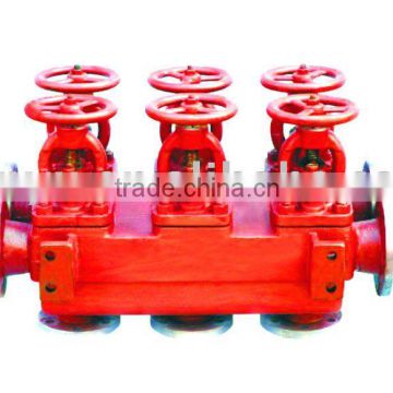 Triple combination valves box