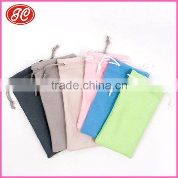 microfiber sunglasses bag/microfiber eyeglasses bag/cell phone pouch