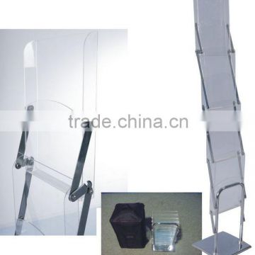 Steel base , good quality Acrylic brochure holder