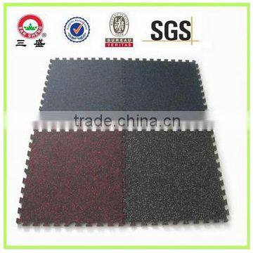 ISO9001:2008 approved factory US market interlocking rubber mat