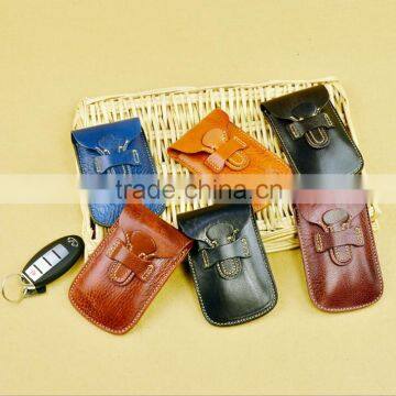 K-021 genuine leather keychain