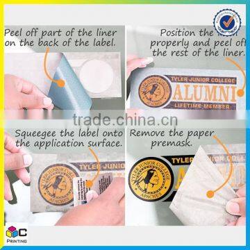 Waterproof top quality car vinyl sticker