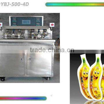 Four nozzles bag juice filling machine/bag juice packing machine