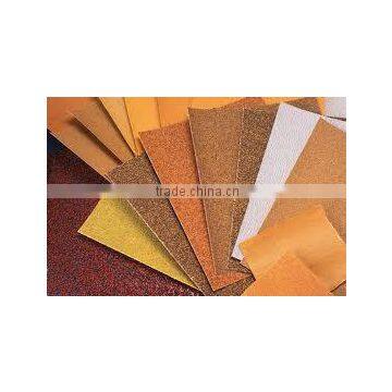 wood and metal galss sand abrasive sandpaper sheet