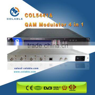 ASI,Tuner to RF Modulator,4 in 1 QAM Modulator Video Modulator COL5441A