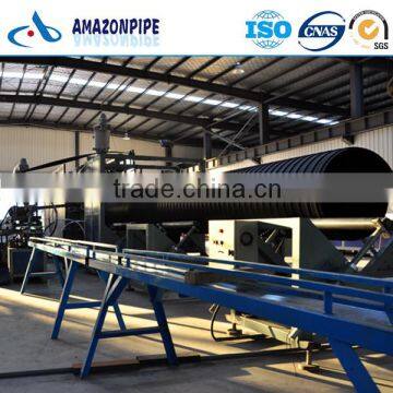 Large Diameter DN2000mm Steel Reinforced Corrugated HDPE Drainage Pipe