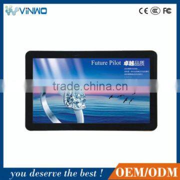 hotel shopping mall 55'' 65'' big windows touch screen