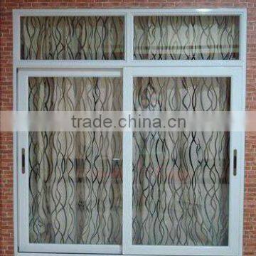 aluminium sliding window with double glass