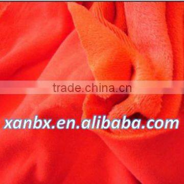 Polyester Flame Retardant knitted coral fleece fabric