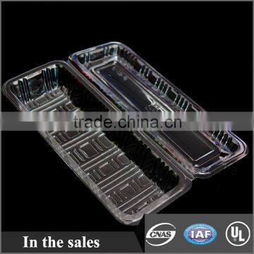 disposable plastic container for food