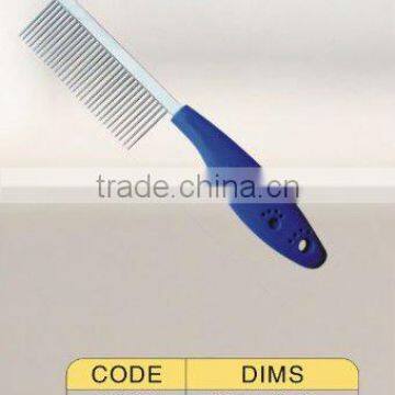 plastic handle pet comb