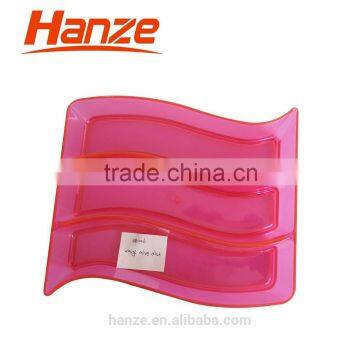 LFGB 3 Comparents Dried Fuit Plastic Tray