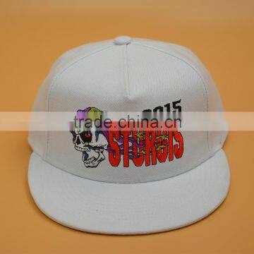 3D Embroidery Flat Binn Cap,custom Snapback Hat