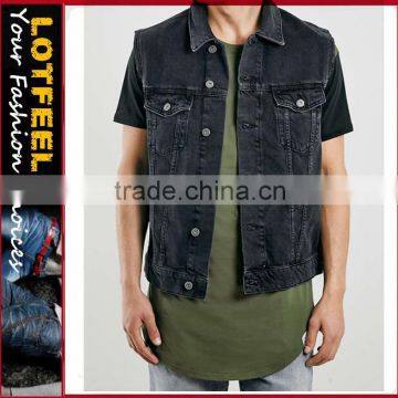 Cowboy Vest New 2016 Men's Denim Vest Jean jacket Coat used jackets coats (LOTJ001)