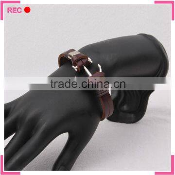 Mens Anchor Bracelet for Men, Brown Bracelet of Leather photo-2