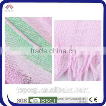 Custom Pink Polyester Satin Scarf Trendy Scarf photo-5