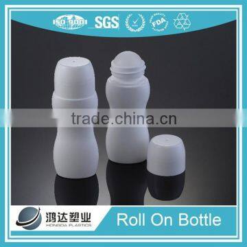 Plastic roll on bottle for personal care