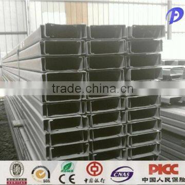 2016 Hot sale Prime Hot rolled C section shape Steel Profile