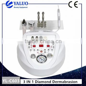 Portable face diamond peel microdermabrasion 3 in 1