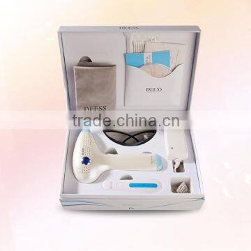 DEESS IPL device handhold unisex home use portabPatent design 300000 flashes lamp life Home use IPL laser hair removal equipment